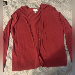 Old Navy Burgundy Knit Top
